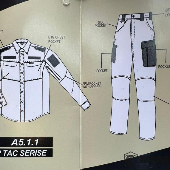 Костюм тактический А5.1.1 «Офицер», олива