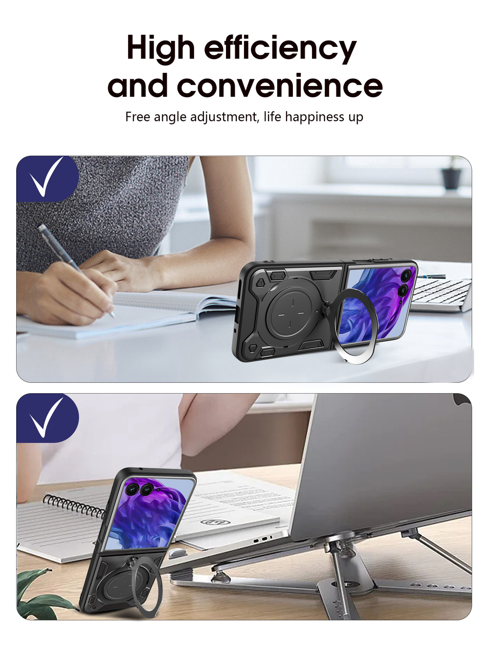 Чехол с кольцом Big Ring Case Moto Razr 50 Ultra