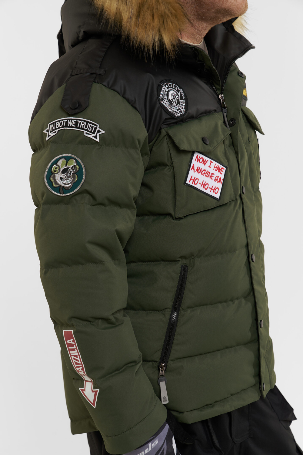 КУРТКА МУЖСКАЯ ПУХОВАЯ VIRUS BATZZILLA ARMY