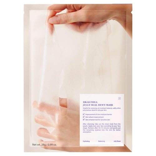 Dr. Althea Тканевая маска для лица Jelly Seal Dewy Mask, 28г *4 шт