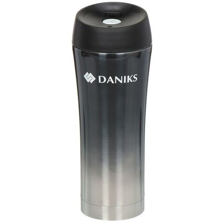Термокружка нерж, 0.45 л, Daniks, г-фит, SL-NT015-met-grpht