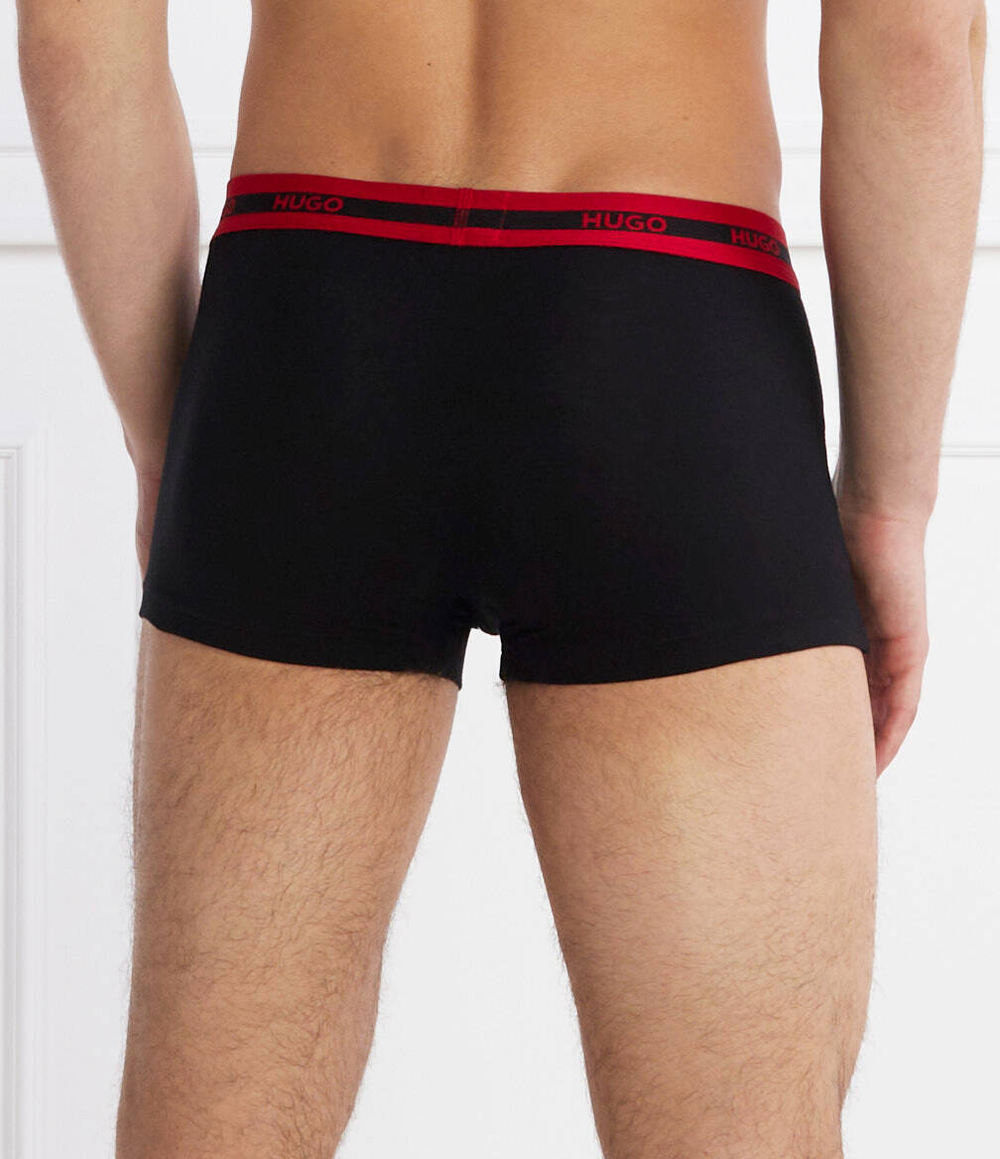 Трусики-боксеры 3шт. TRUNK TRIPLET PLANE Hugo Bodywear - черный(50503083)