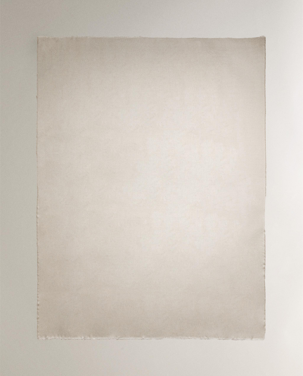 Zara Home плед из полиэстера, экрю, 180x240 см