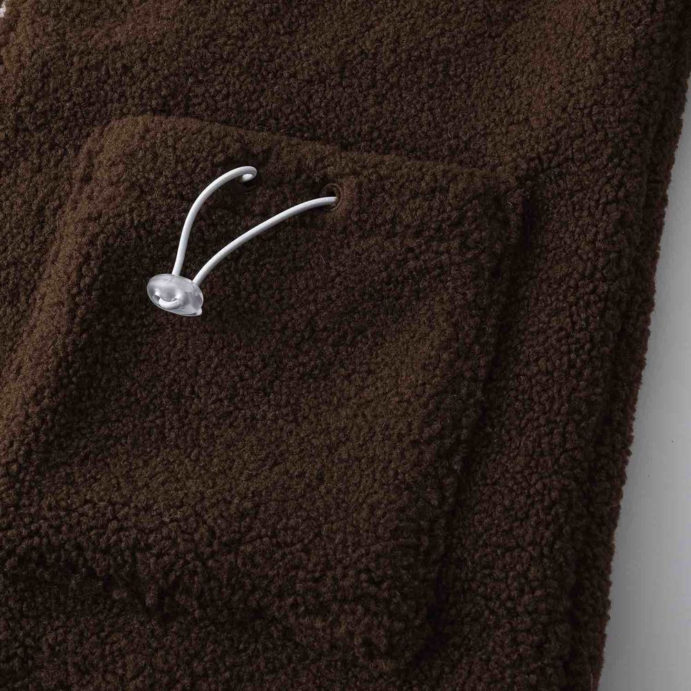 Куртка Ymkashix Furry Big Logo HTF белая/коричневая