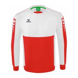 Мужская кофта теннисная Erima Six Wings Sweatshirt Men - White, Red