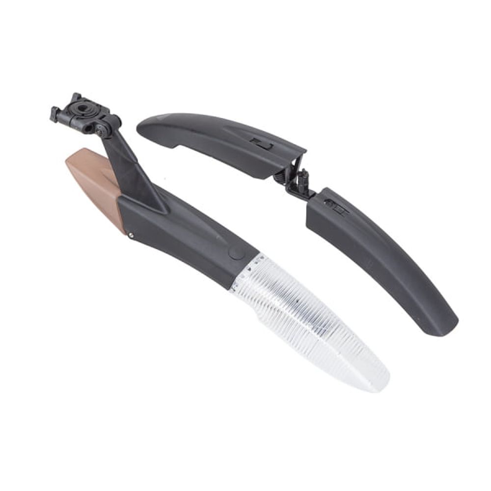 Комплект крыльев 24"-26" XGNB-068 полуфэт с габаритной подстветкой/610257