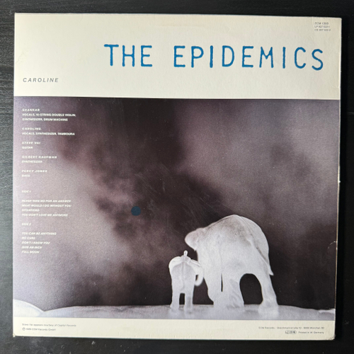 The Epidemics : Shankar / Caroline (2) ‎– The Epidemics (Германия 1986г.) ECM