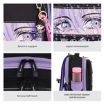 Ранец, спинка эргономичная, 2 отделения, 38*27*16 см, COMFORT Light, Eyes, КОКОС, 230362