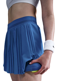 Теннисная юбка Nike Court Advantage Dri-Fit Pleated - небесный