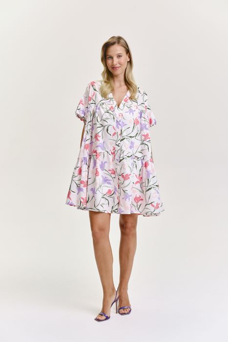 ПЛАТЬЕ ДАЙВИ ЦВЕТОЧНЫЙ ПРИНТ