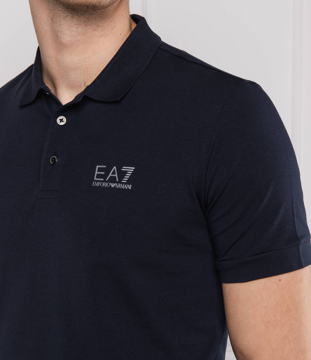 поло EA7 - темно-синий(8NPF04 PJM5Z)