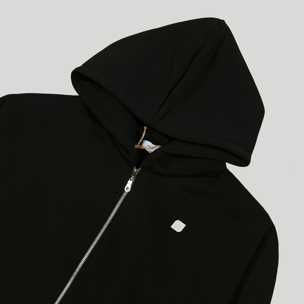 Худи Zip-Up Logo утепленный черный - фото 5