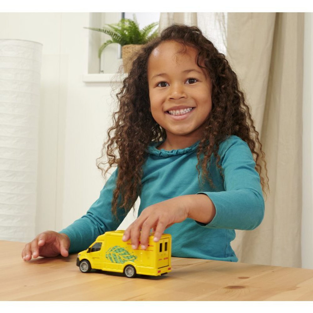 Majorette Grand - DHL Mercedes-Benz 1:43 фургон для доставки 15 см 3742000