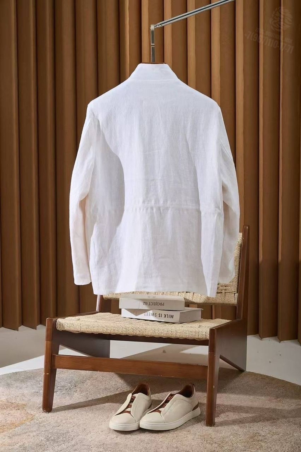 Льняная ветровка Loro Piana