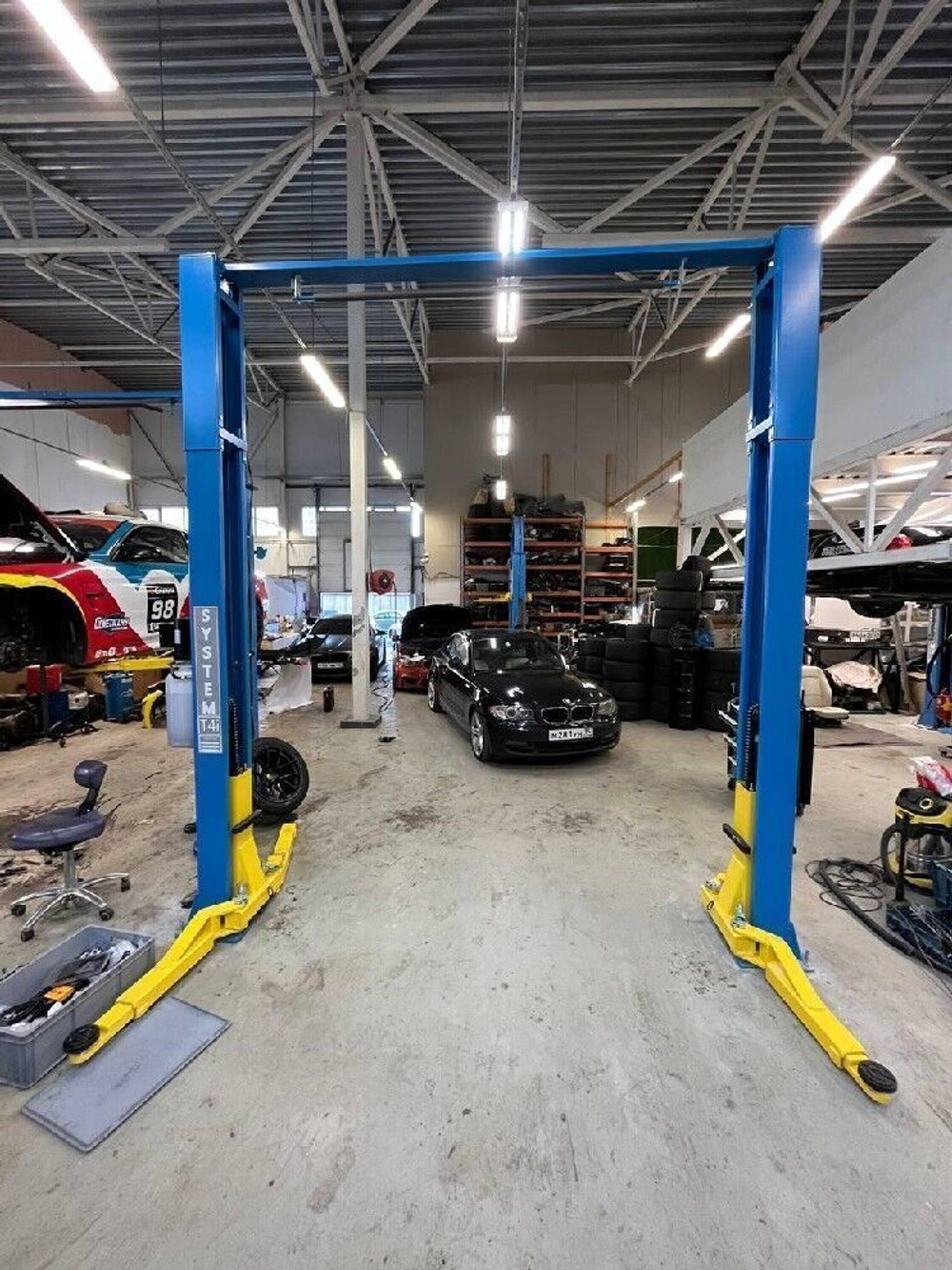 Двухстоечный гидравлический подъемник System T4i-1114 с верхней синхронизацией