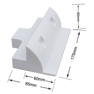 Монтажный кронштейн солнечной панели 6-эл (ABS-пластик, УФ защита, угл.крепления - 4 шт, бок.крепления - 2шт)