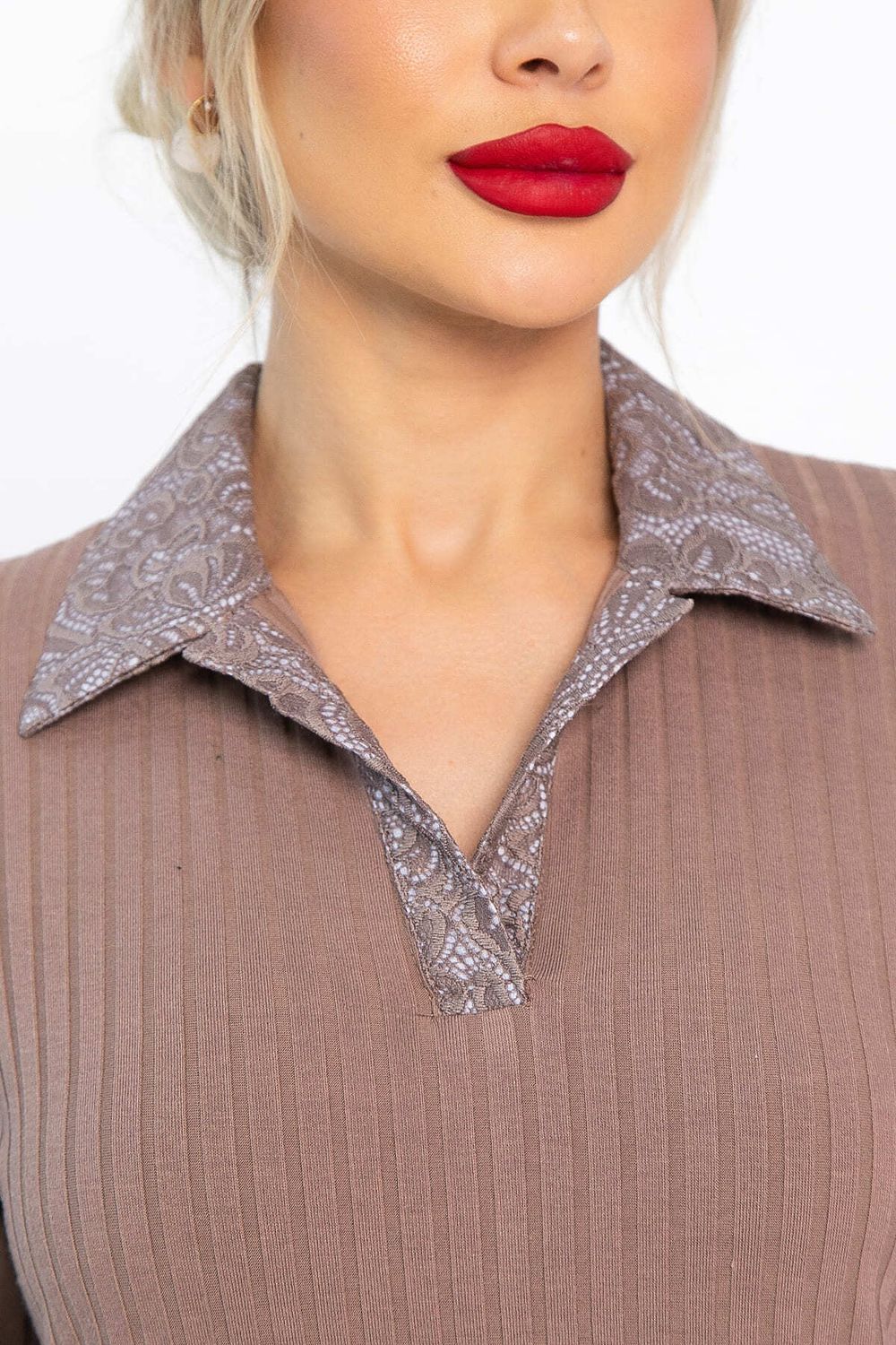 Платье трикотажное Каприччио (коричневое) П14591-10М LT Collection