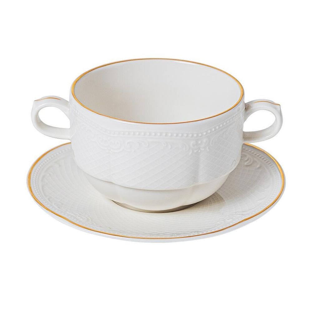 Бульонная пара 370 мл d 10,4 см h6,9 см Gold Aristocrat Noble [1]