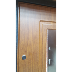 Входная дверь в квартиру Лекс Гранд антик /  № 30 Зеркало Береза мореное