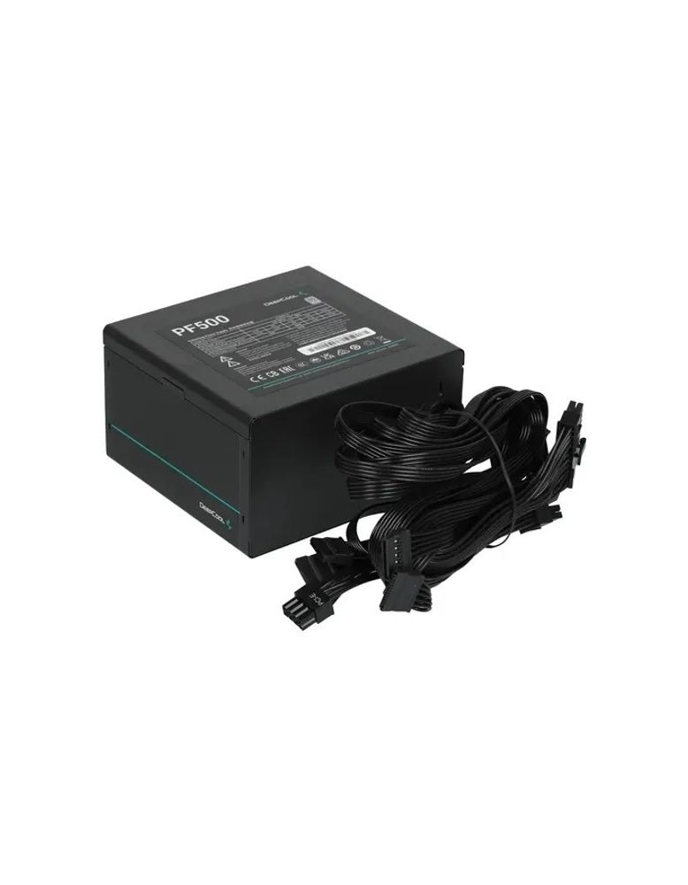 Блок питания Deepcool ATX 500W PF500 80 PLUS  (20+4pin) APFC 120mm fan 6xSATA RTL