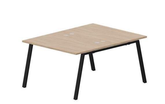 Составной стол Arena на 2 рабочих места 1180х1566х750мм (4 громмета)