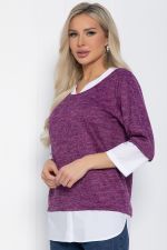 Джемпер Нежный акцент (сиреневый) Б12616-4 LT Collection