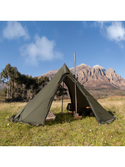 Палатка Naturehike Pyramid, 2-местная, коричнево-зеленая