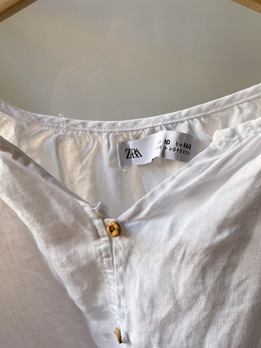 Льняная блузка Zara, 140