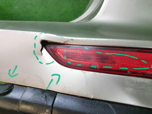 Бампер задний Porsche Cayenne 2 958 (2014-2018)