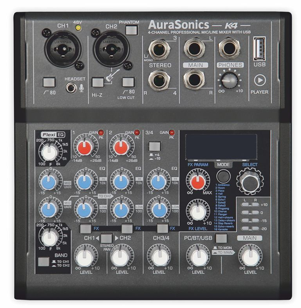 Микшерный пульт AuraSonics K4