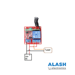 DC 12V 1-канальный RF Беспроводной релейный модуль с дистанционным управлением