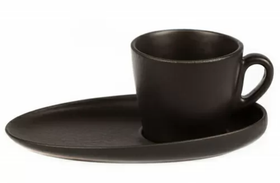 Чашка с блюдцем Black Star Espresso 100 мл, P.L. Proff Cuisine