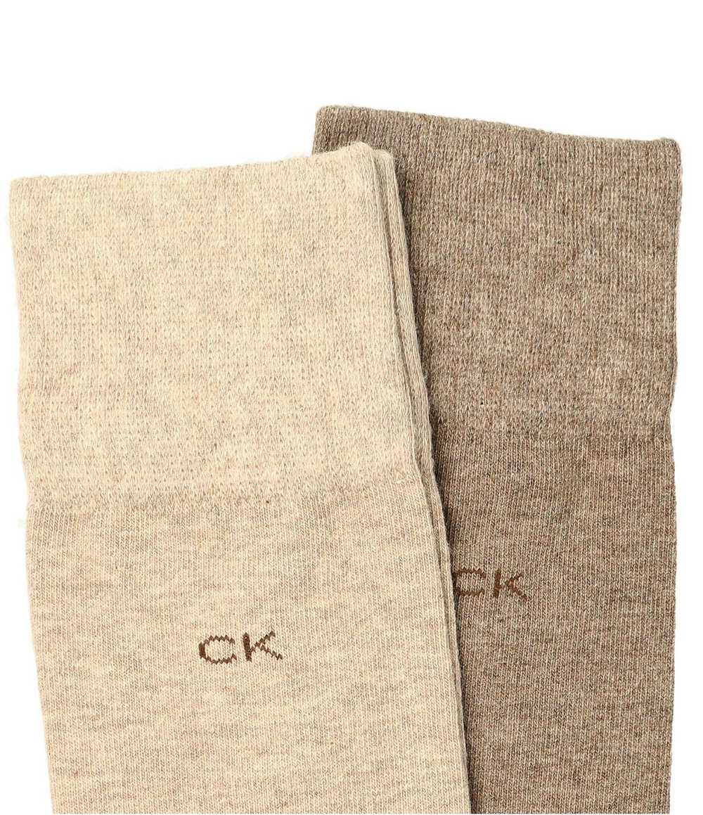 носки 2 пары Calvin Klein - серый(701218631)