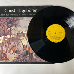 Винтажная виниловая пластинка LP Johannischer Chor Berlin, Weihnachten Mit Dem Johannischen Chor Рождество С Иоанновым Хором (Германия 1977)