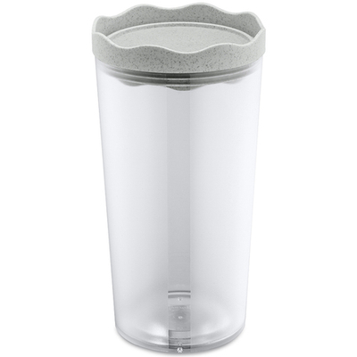 Банка для сыпучих продуктов prince, organic, 1 л, серая