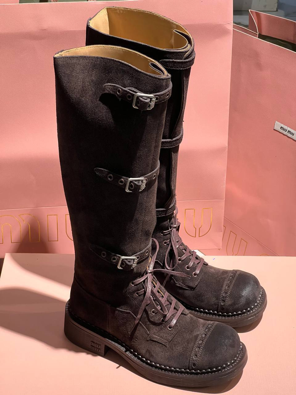 Сапоги MIU MIU
