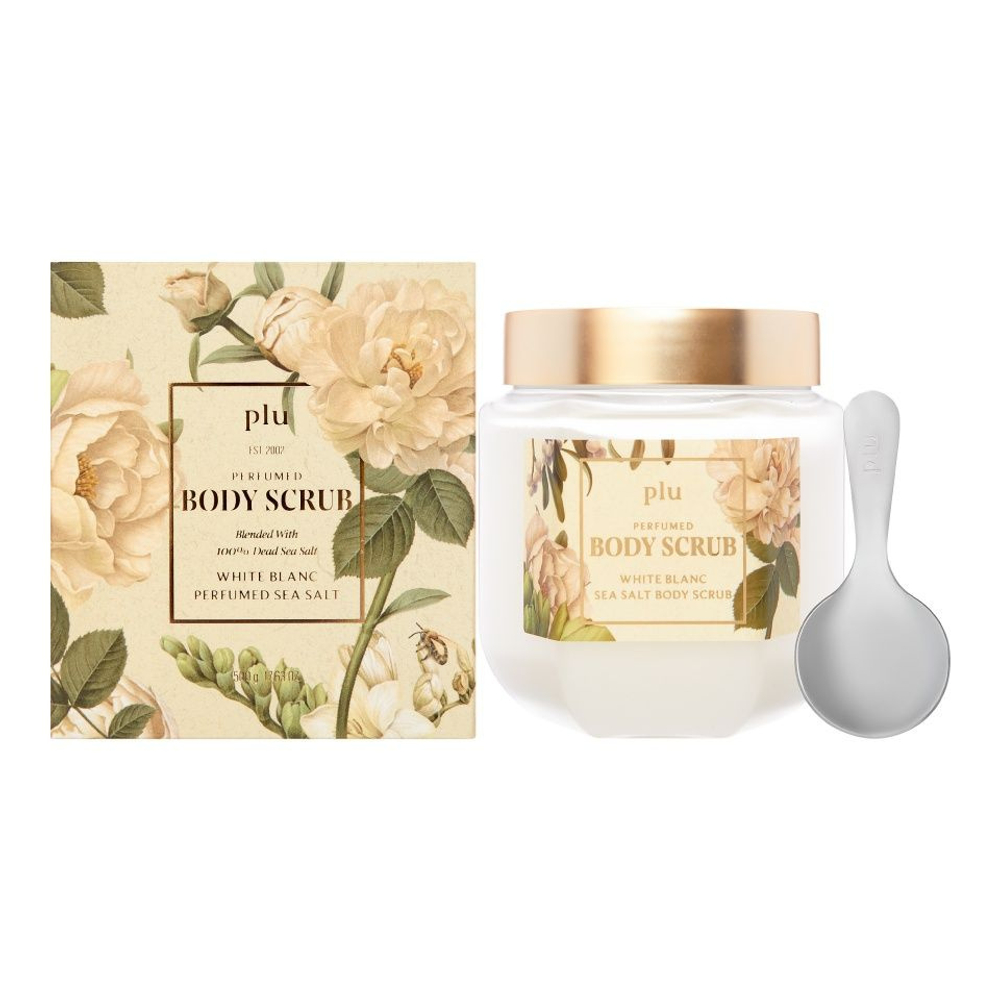 Скраб для тела PLU Perfumed Sea Salt Body Scrub White Blanc 500 г.