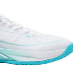 PEAK Taichi Volleyball Shoes Cushioning, Wear Resistant Low top Training Shoes Men"s White Green