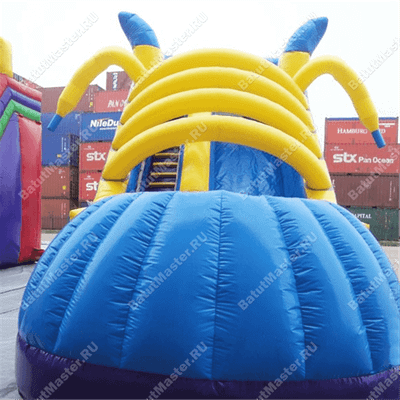 Надувная горка "Ботинок" 9*4*6 м