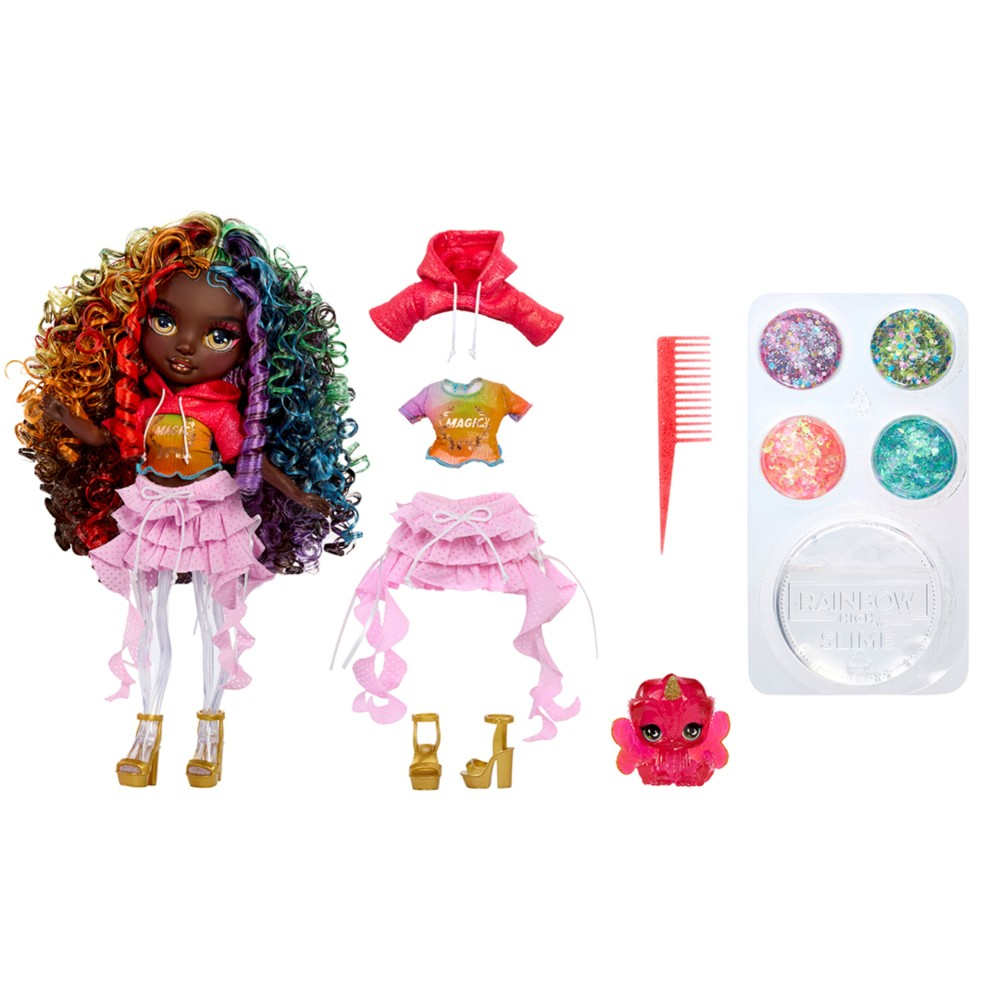 Rainbow High - Блестящая кукла IRIS (Радужная) Rainbow Shimmers with Slime 122432