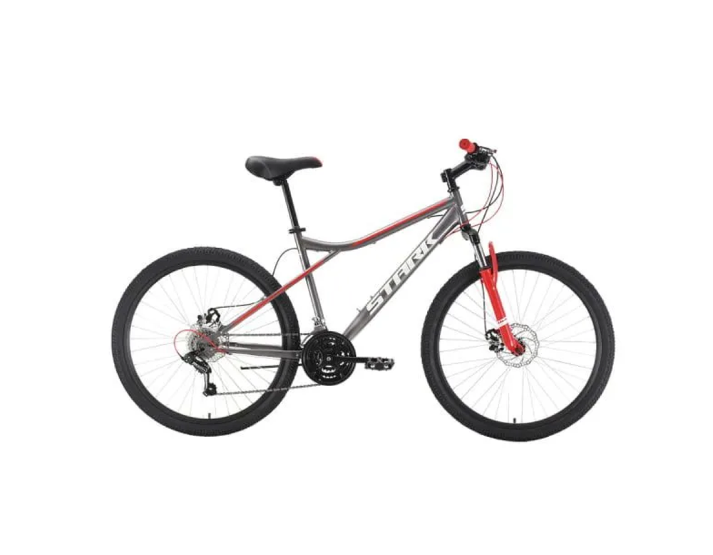Велосипед Stark'22 Slash 26.1 D Steel серый/красный 14.5"