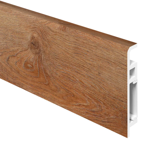 Плинтус из вспененного ПВХ Aberhof Luxe Дуб Рыцарский 70х13х2000 мм