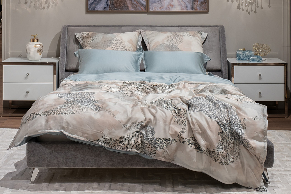 Пододеяльник Garda Decor Нувола 220х200 бирюзовый