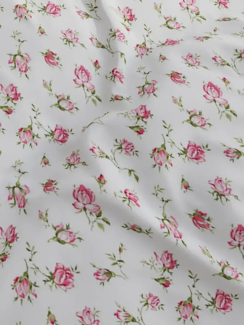 Постельное белье Полисатин Мечта "Бутоны роз" семейное Наволочка 50х70 см 2 шт Простынь на резинке 160x200 см Пододеяльник 145x215 см 2шт