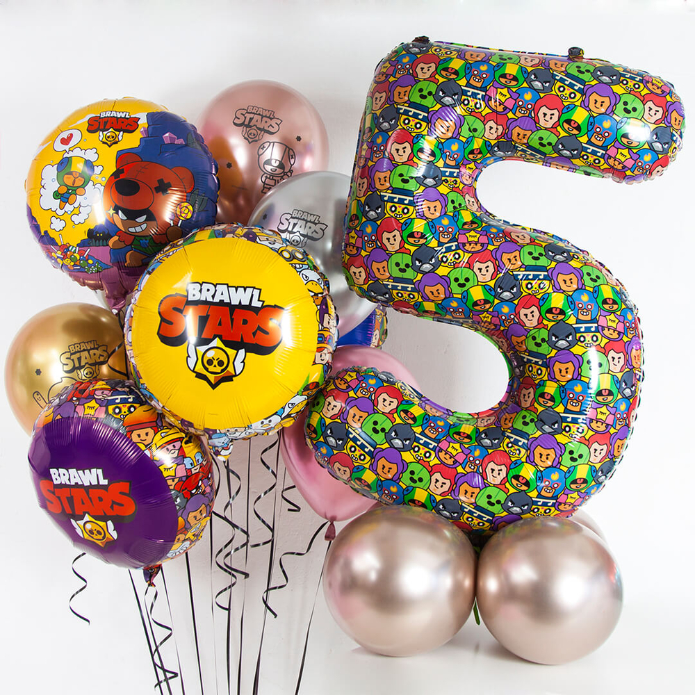 Шар круг Бравл Старс Леон и Нита