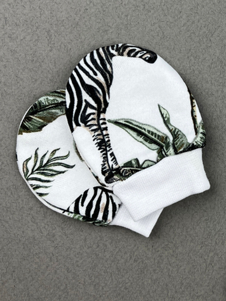 Антицарапки сет из 3х пар LooJoo Зебры / Ветви / Серый шелк