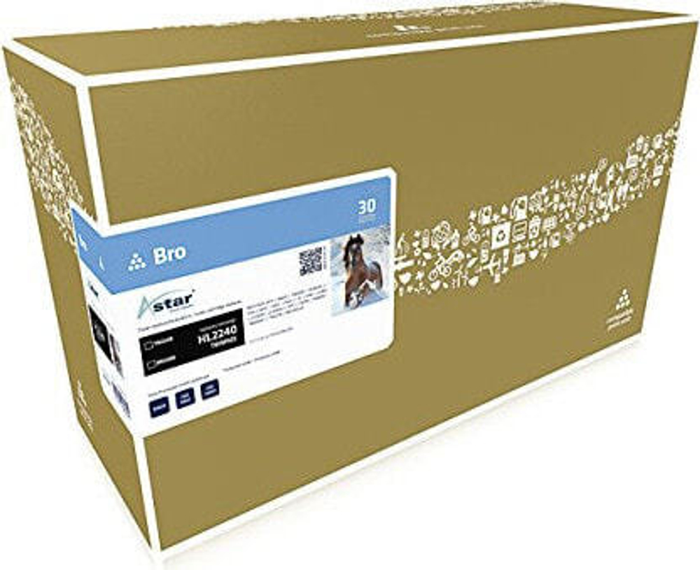Картридж тонерный черный 2 шт Astar AS52004