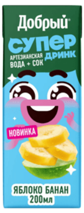 Добрый 0,2/27 БАНАН-ЯБЛОКО