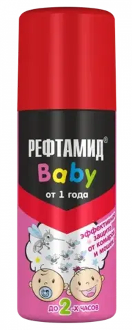 Спрей от насекомых для детей и взрослых Рефтамид