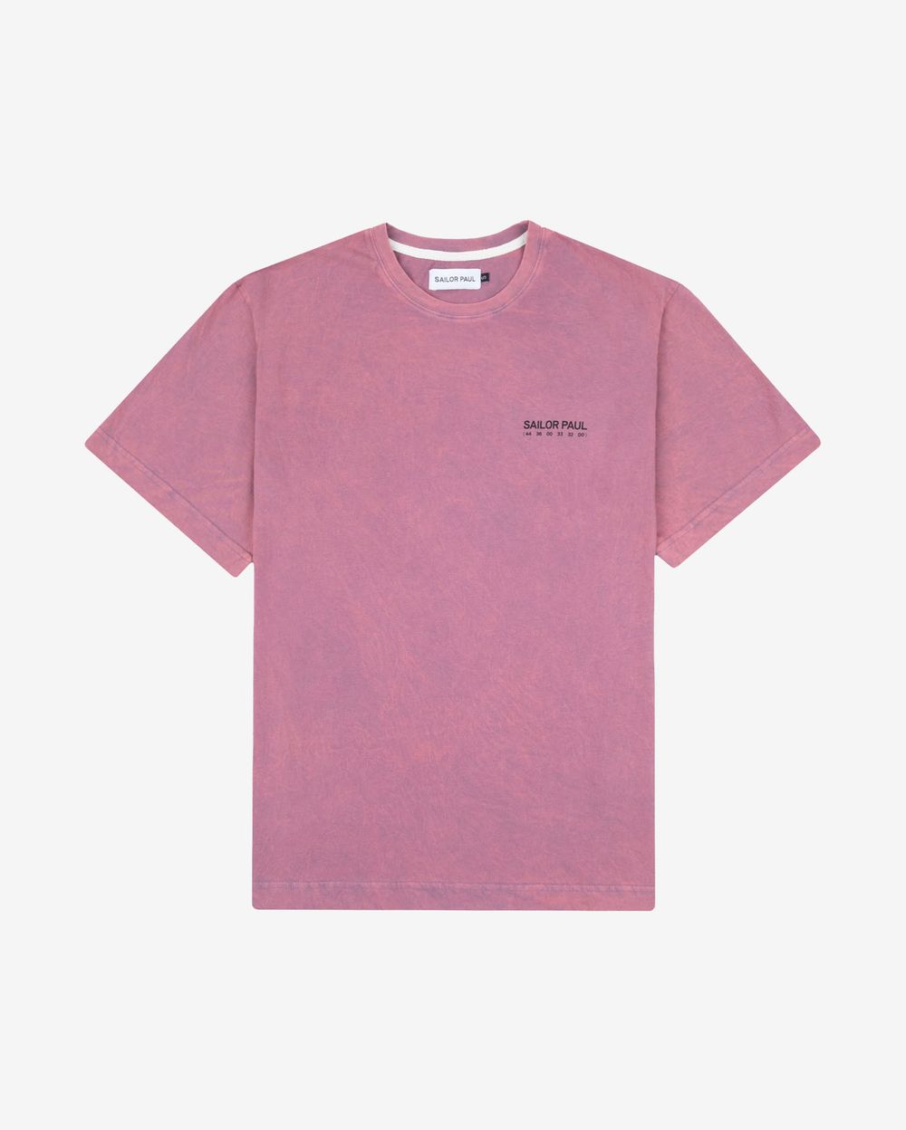 Футболка Sailor Paul Acid Wash Boat Logo Pink